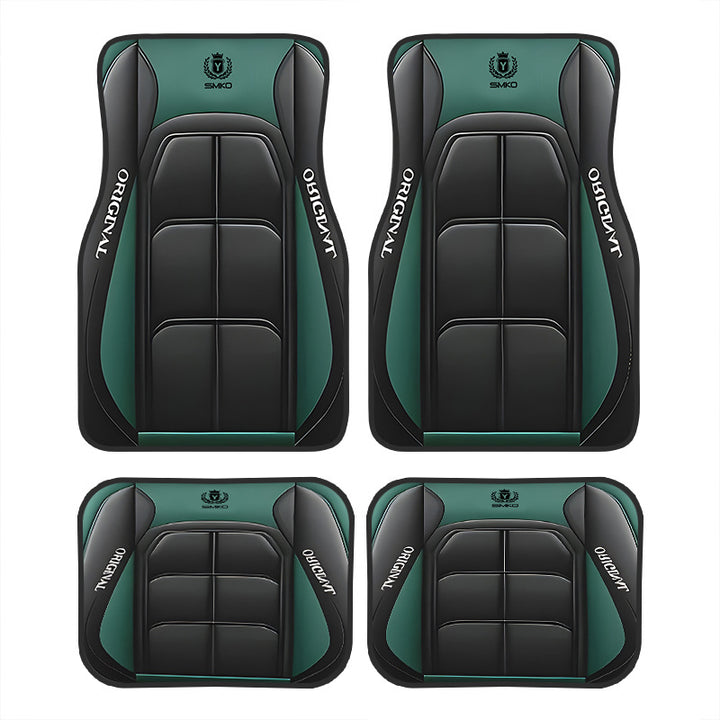TEMUVintage Nordic Car Foot Mat Carpet 4 Piece Set Stain Resistant Floor Mat TEMUFoot Mat Wholesale
