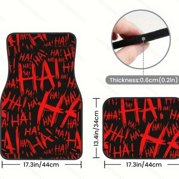 Vintage Car Foot Mat Carpet 4 Piece Set Stain Resistant Floor Mat TEMUFoot Mat Wholesale