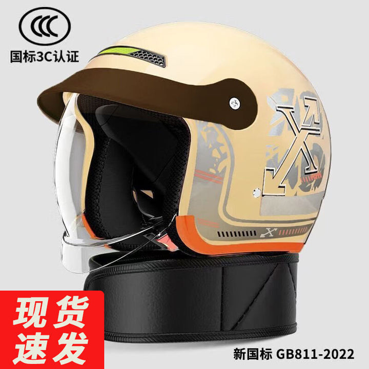 3 c Helmet Motorcycle Men's Women's Helmet