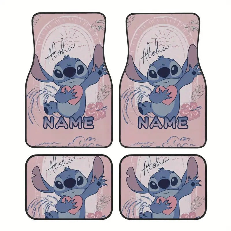 TEMUVintage Nordic Car Foot Mat Carpet 4 Piece Set Stain Resistant Floor Mat TEMUFoot Mat Wholesale