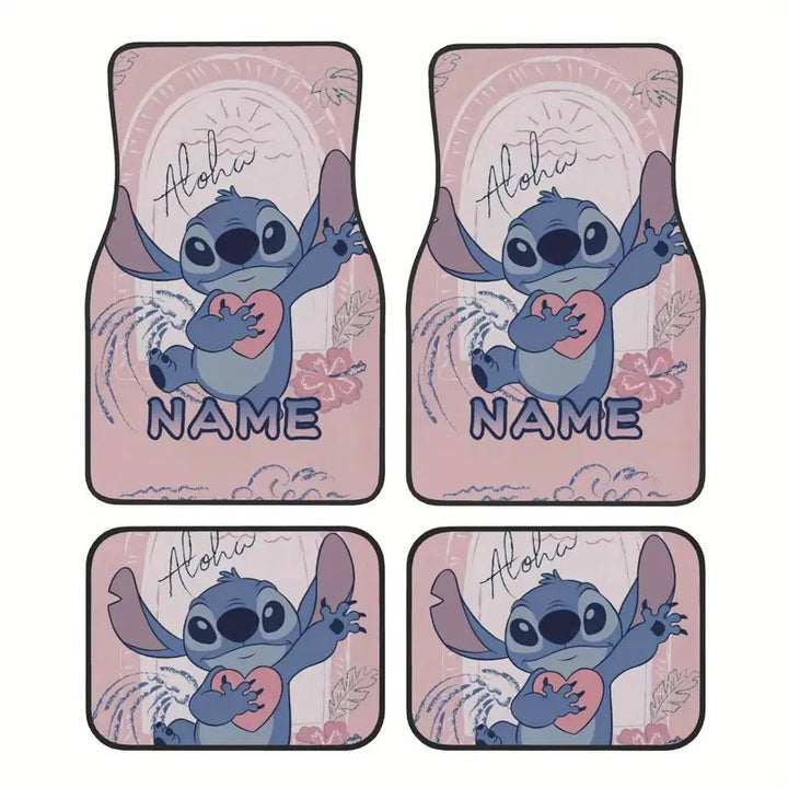 TEMUVintage Nordic Car Foot Mat Carpet 4 Piece Set Stain Resistant Floor Mat TEMUFoot Mat Wholesale
