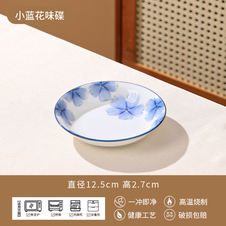 Ceramic Tableware Set Bowl Home High Temperature Underglaze Ceramic Bowl Porcelain Bowl Large Bowl Bowl & Plate