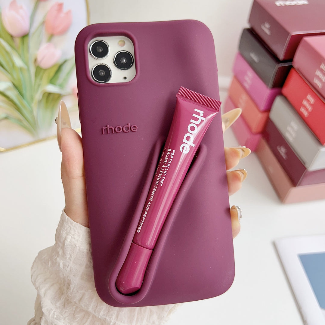 Phone Case Rhode Lipstick Silicone Phone Case Lip Gloss Lip Tint