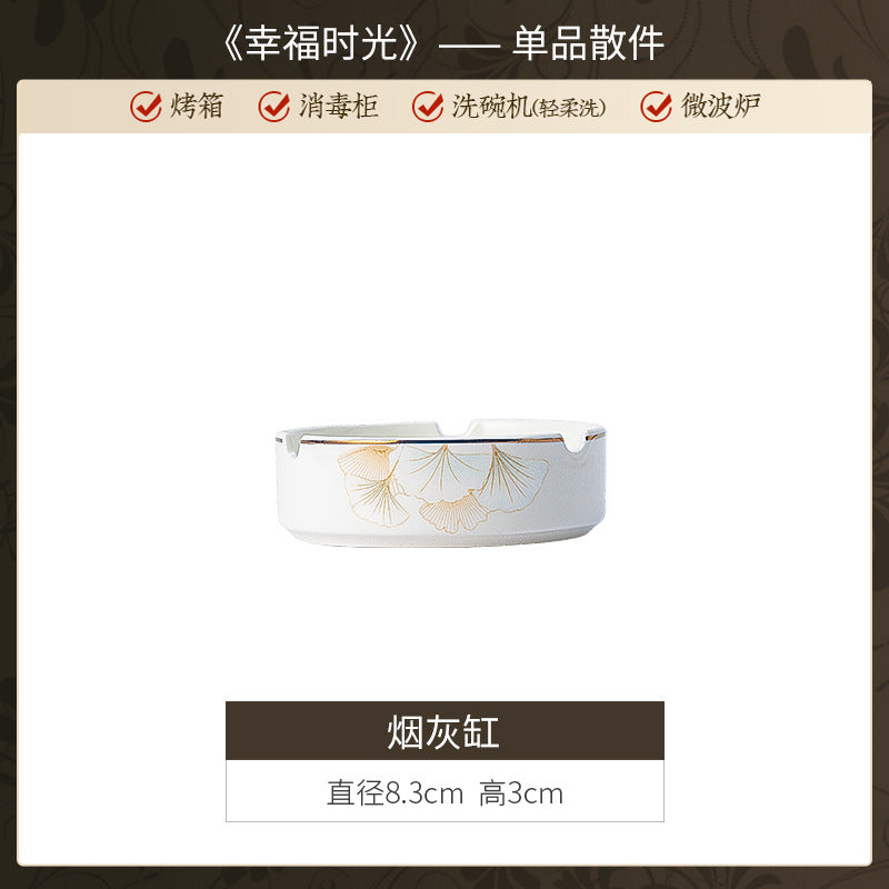 景德镇陶瓷定制礼品礼盒餐具套装新中式家用碗碟碗筷套装饭碗面碗