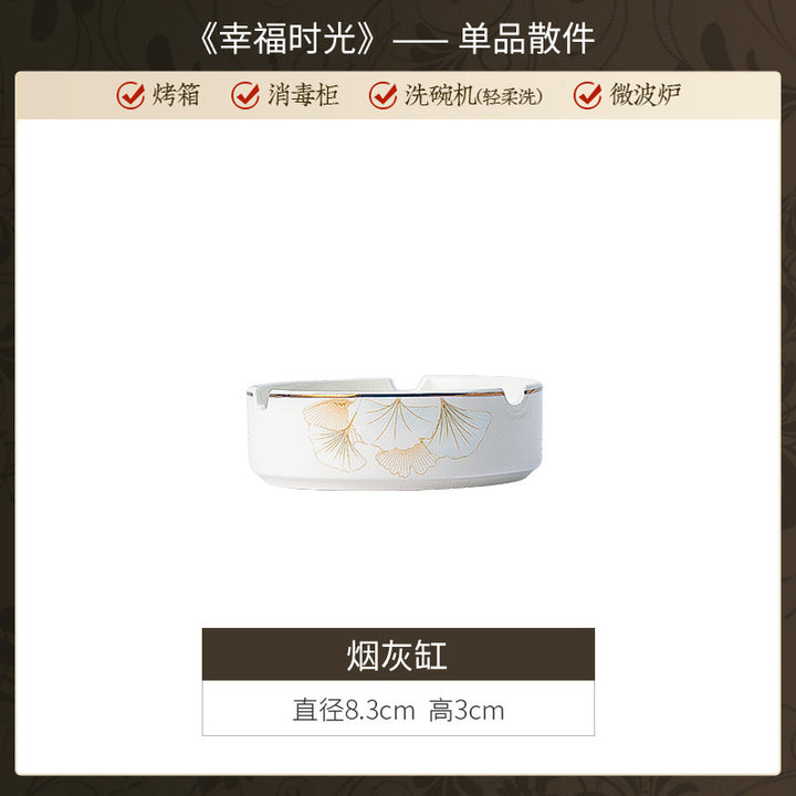 景德镇陶瓷定制礼品礼盒餐具套装新中式家用碗碟碗筷套装饭碗面碗
