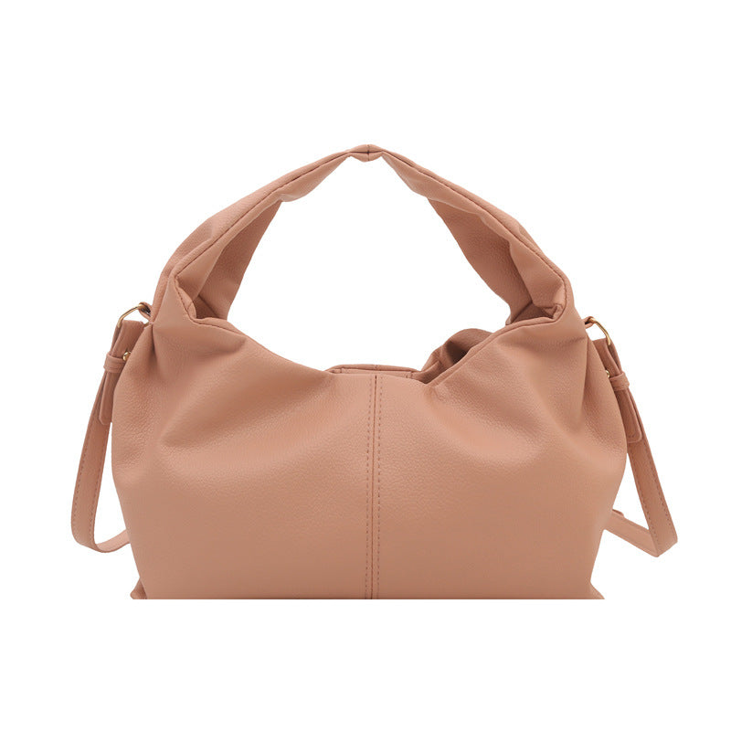 Spring Summer Retro Small Dumpling Crossbody Bag – Women's High-End Fashion Handbag