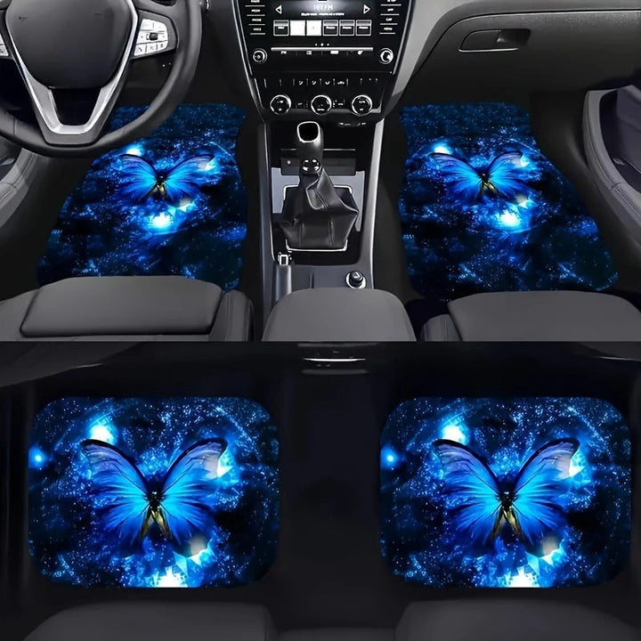 Vintage Car Foot Mat Carpet 4 Piece Set Stain Resistant Floor Mat TEMUFoot Mat Wholesale