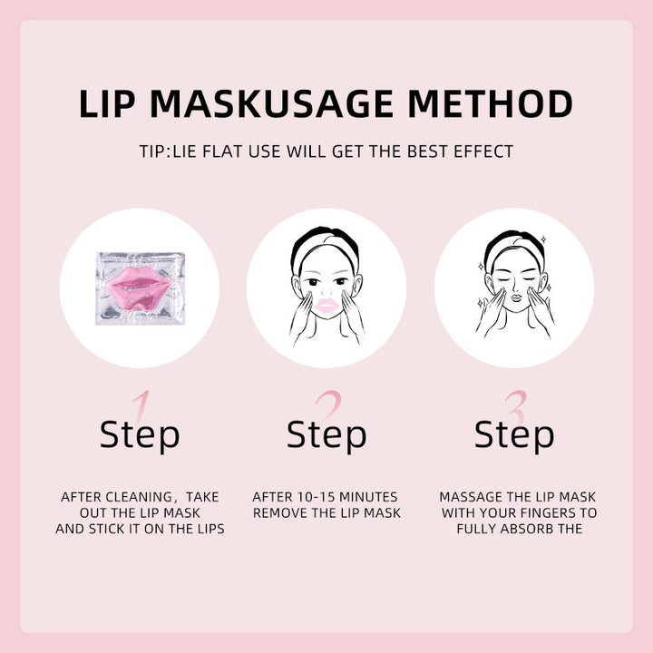 Rose Crystal Lip Mask – Moisturizing Lip Film & Color Care