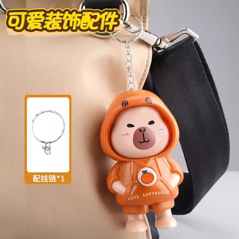 卡通卡皮巴拉变脸公仔网红钥匙扣创意小礼品解压玩具学生包包挂件
