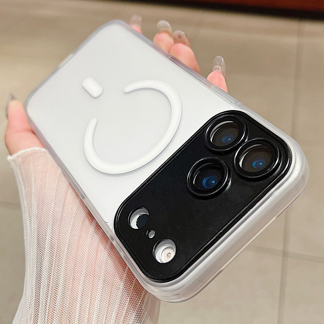 For iPhone17 promax Mag Safe iPhone 16 pm Full Coverage Shockproof Frosted Phone Case