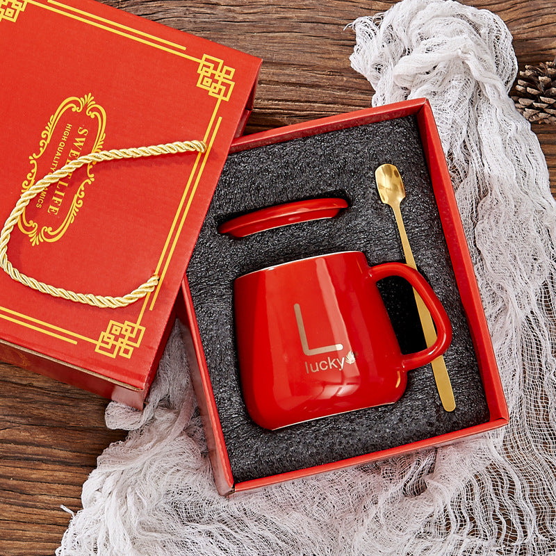Cute Custom Souvenir Gift Set Ceramic With Gift Mug Gift Box