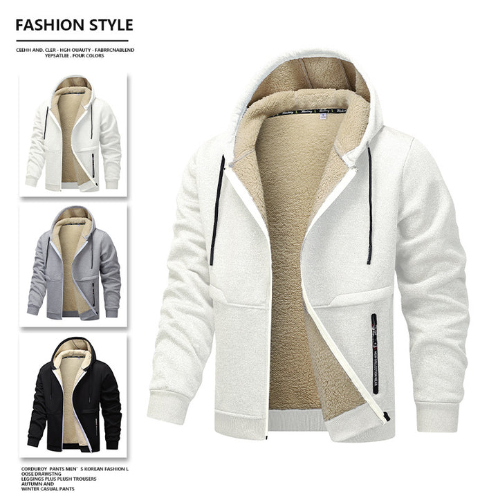 Fall/Winter Thickened Cardigan Hoodie Jacket
