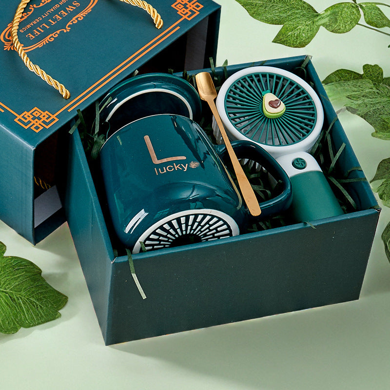 Cute Custom Souvenir Gift Set Ceramic With Gift Mug Gift Box