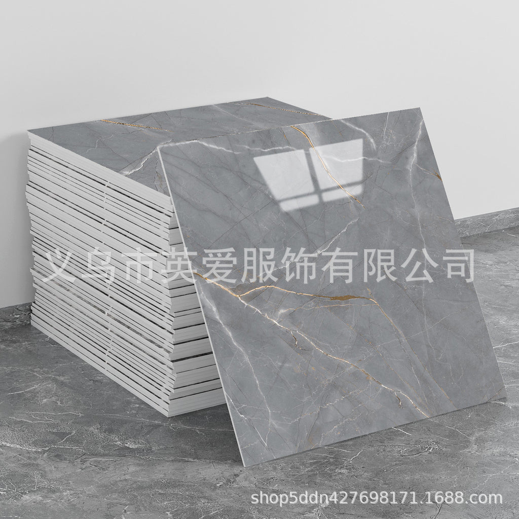 铝塑板墙纸自粘防水防潮墙面毛毡板厨房墙板仿大理石墙贴瓷砖贴纸