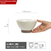 复古粗陶斗笠碗家用面碗汤碗高脚碗日式餐具批发碗陶瓷碗菜碗深碗