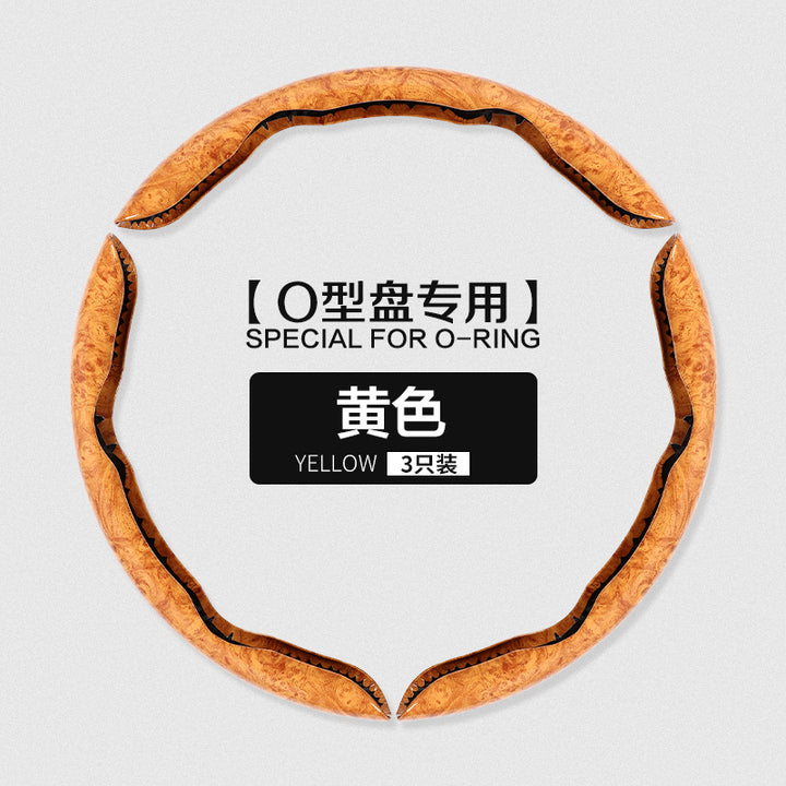 24 New Car Steering Wheel Cover Fashion Leather Car Grip Cover Durable Non Slip