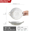 复古双耳陶瓷碗面碗酸奶碗双耳碗圆形菜碗汤碗日式碗餐具批发窑变