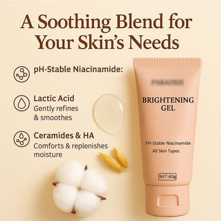PARADSIS Brightening Gel,身体护理凝胶身体护理工具