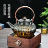 电陶炉胡桃木煮茶炉围炉煮茶器玻璃烧水壶家用电热茶炉茶具泡茶炉