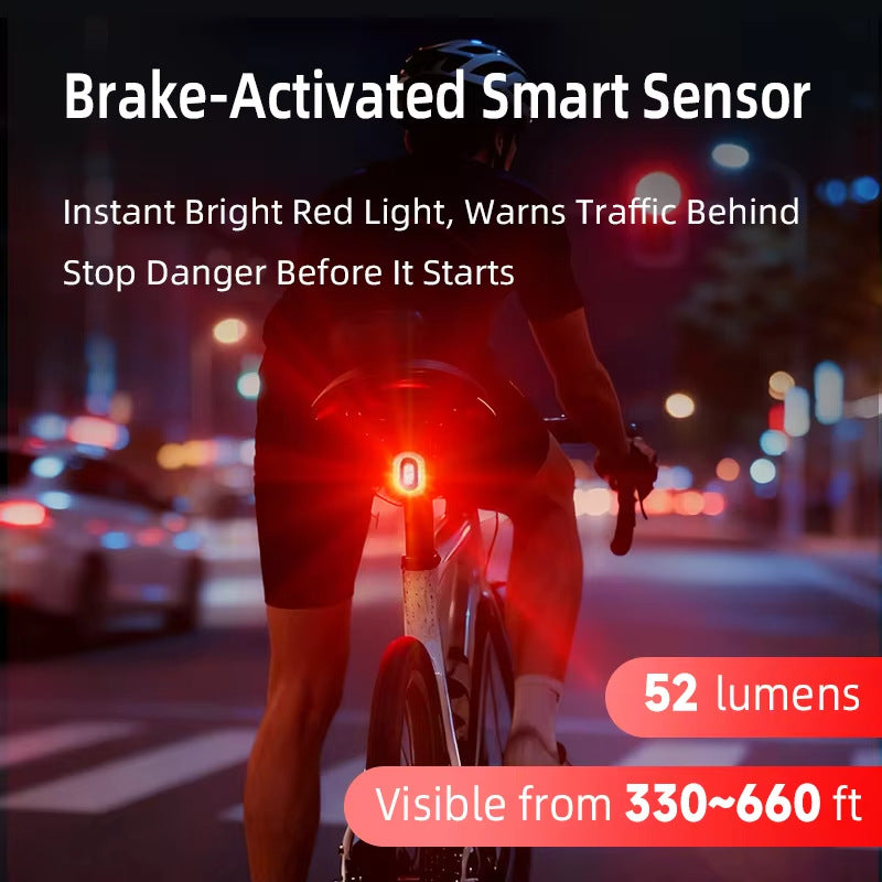 600 m Ah IP 66 Bicycle Tail Light Bike Lights Rear Lamp