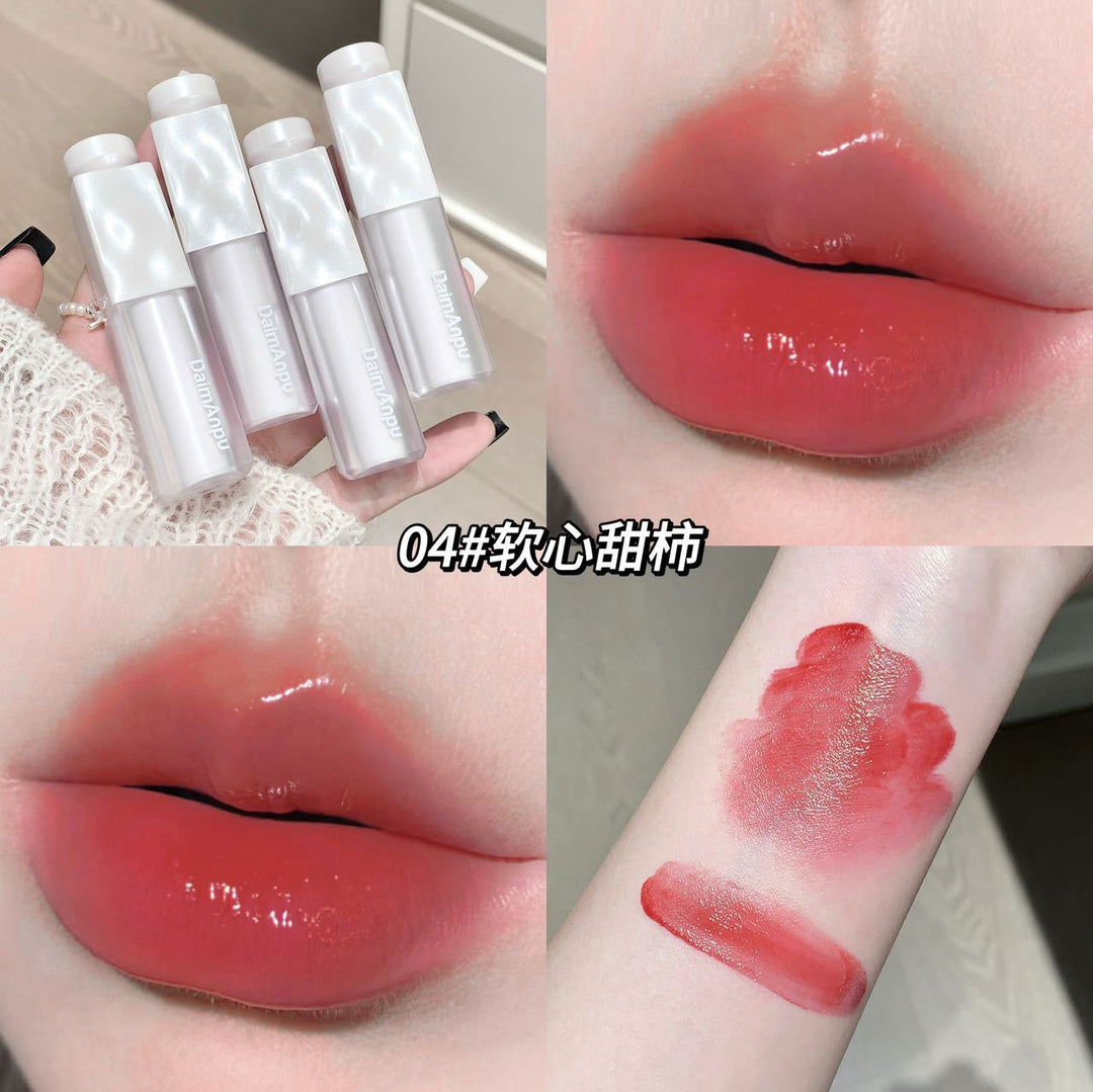 DaimAnpu清透之心镜面唇釉素颜显白纯欲风嘟嘟唇防水不易掉色唇彩