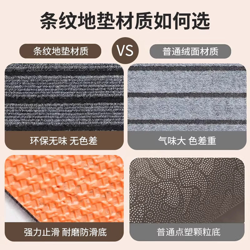 整铺厨房地垫防滑防油可擦免洗脚垫吸水吸油耐脏地毯进门入户门垫