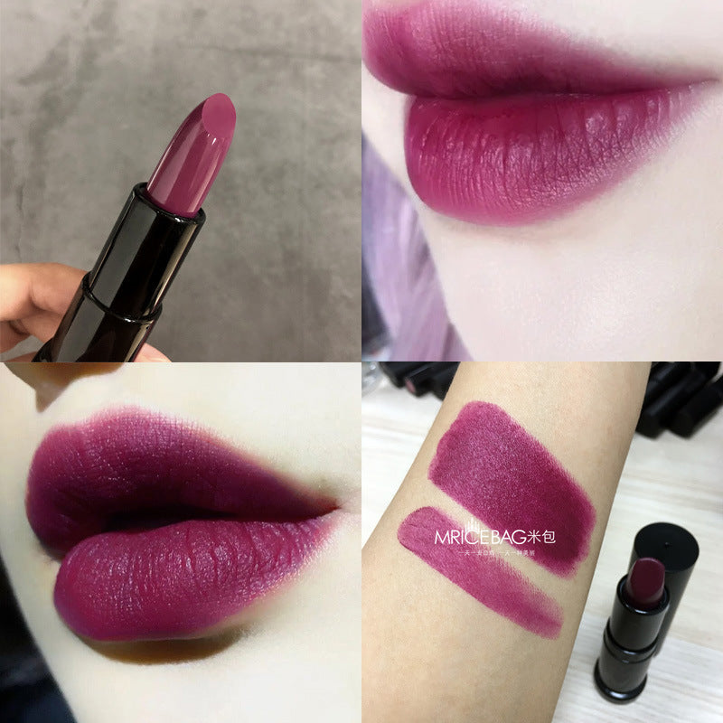 Brown Lipstick Purple Lip Balm