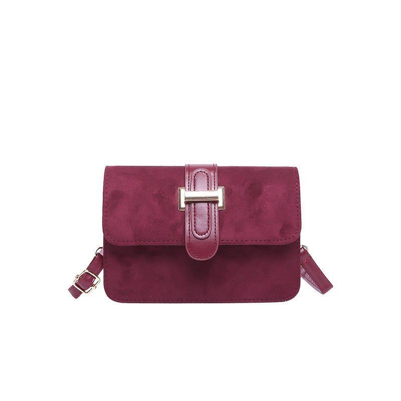 Fashion Texture Vintage Shoulder Bag Fall/Winter New Underarm Crossbody Bag Minimalist Stylish Small Squar