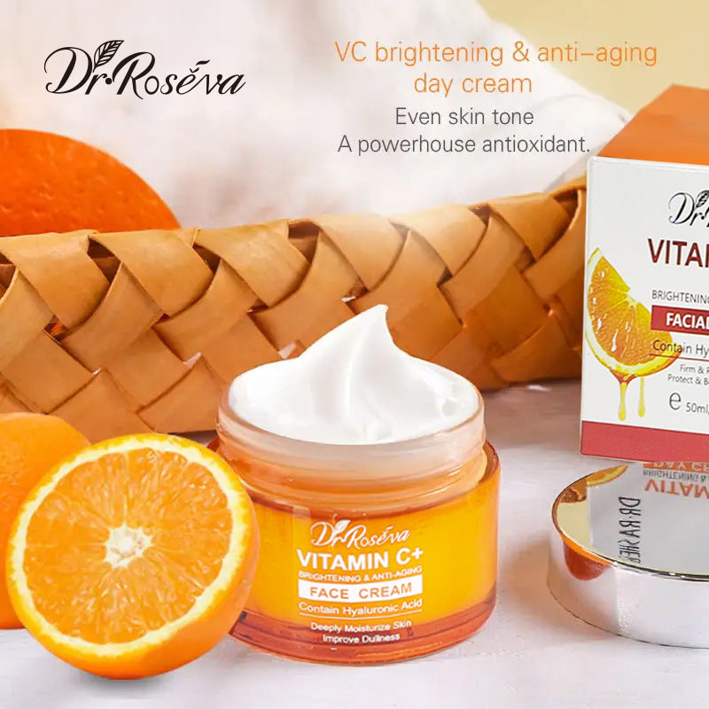 跨境维生素c面霜补水保湿素颜霜护肤品亚马逊爆款vitamin c cream