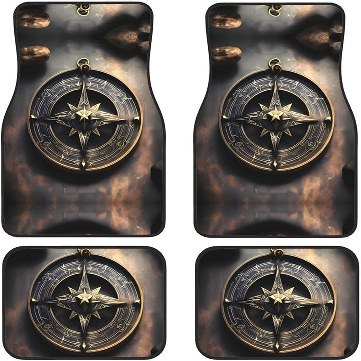 TEMUVintage Nordic Car Foot Mat Carpet 4 Piece Set Stain Resistant Floor Mat TEMUFoot Mat Wholesale
