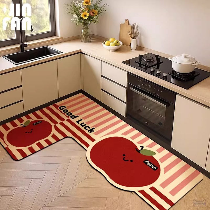 Fruit L Kitchen Non Slip Floor Mat