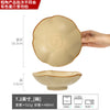 粗陶餐具合集茶兮系列碗盘套装复古家用大碗盘子批发做旧陶瓷餐盘