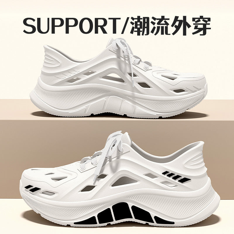 2025新款男涉水鞋防滑透气溯溪鞋凉拖夏厚底外穿防臭开车静音凉鞋