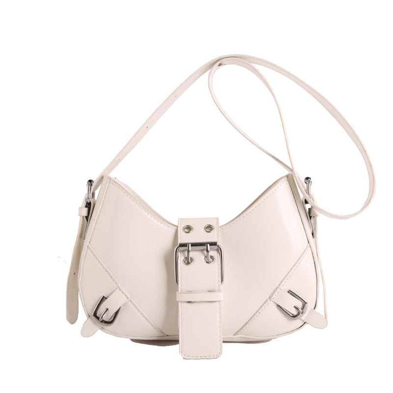French Unique Design New Fashion Popular Shoulder Crossbody Texture Casual Underarm Bag