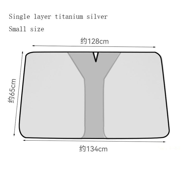 Upgraded Car Sunshade Window Double Fiber Sunshade Magnetic
