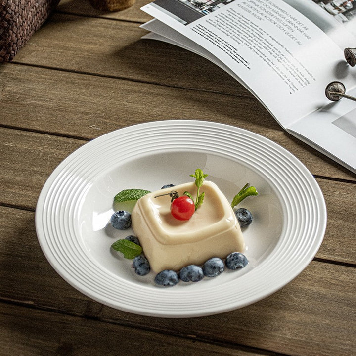 Ceramic Japanese Style Premium White Home Plate Tableware Bowl Wholesale