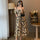 Sexy Floral Off-Shoulder Slip Dress – French Vintage Slim Fit Maxi Dress