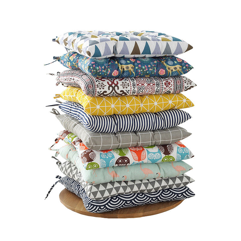 Student Seat Cushion Office Seat Cushion Home Cotton Linen