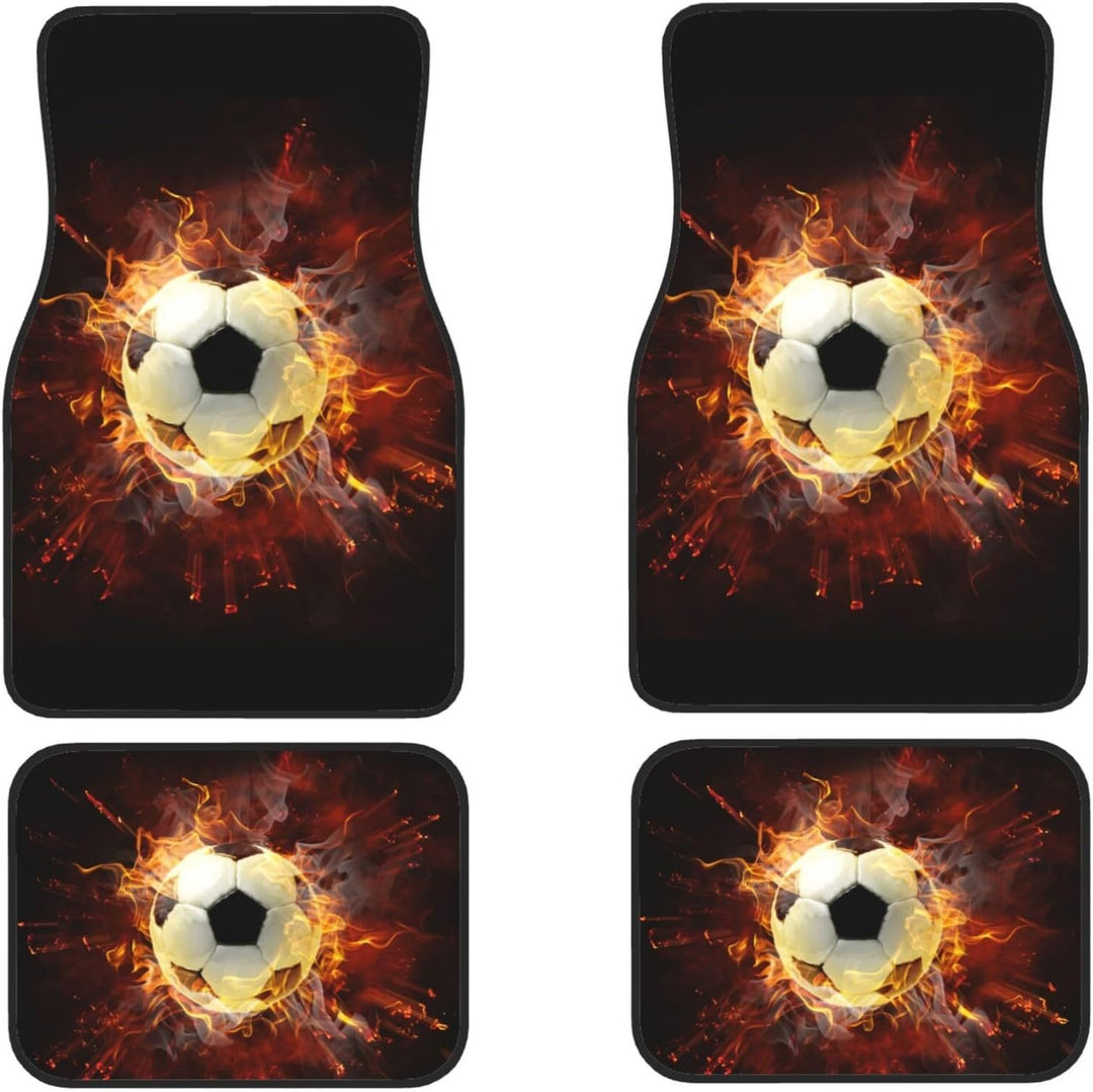 TEMU 4 Piece Set Vintage Car Foot Mat Stain Resistant Floor Mat Foot Mat Wholesale Carpet