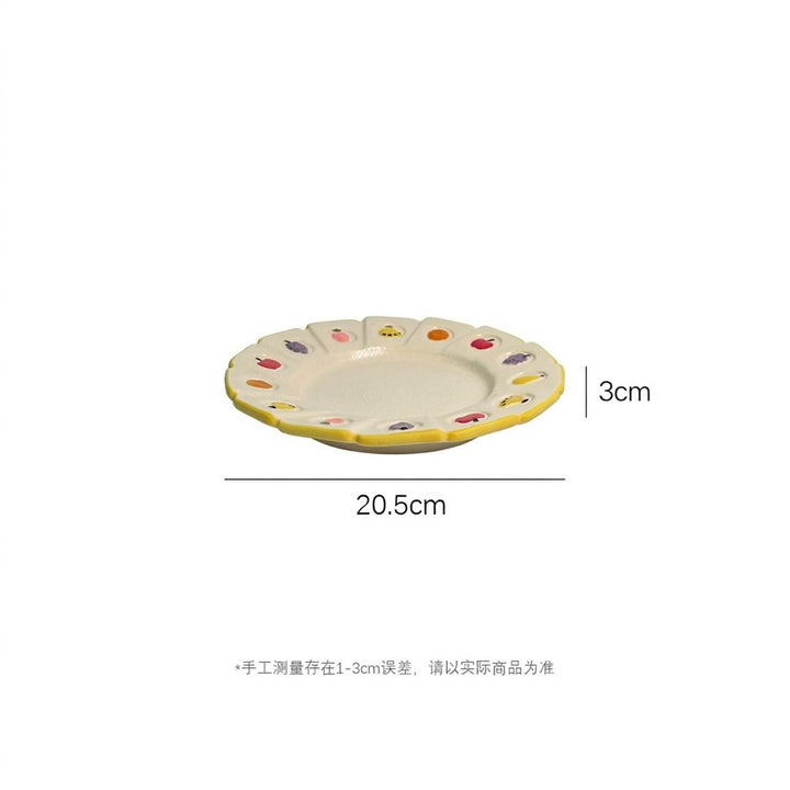 苹果香蕉陶瓷碗盘餐具套装盘子杯子汤碗可爱网红创意礼物餐具套装