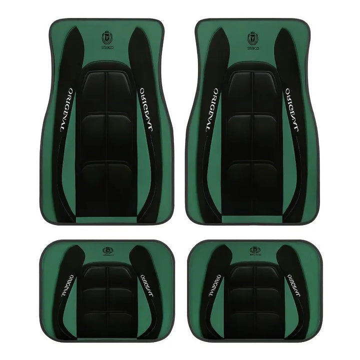 TEMUNordic Vintage Car Foot Mat Carpet Carpet 4 Piece Set Stain Resistant Floor Mat Wholesale Drop Shipping