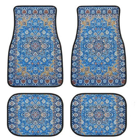 Vintage Car Foot Mat Carpet 4 Piece Set Stain Resistant Floor Mat TEMUFoot Mat Wholesale