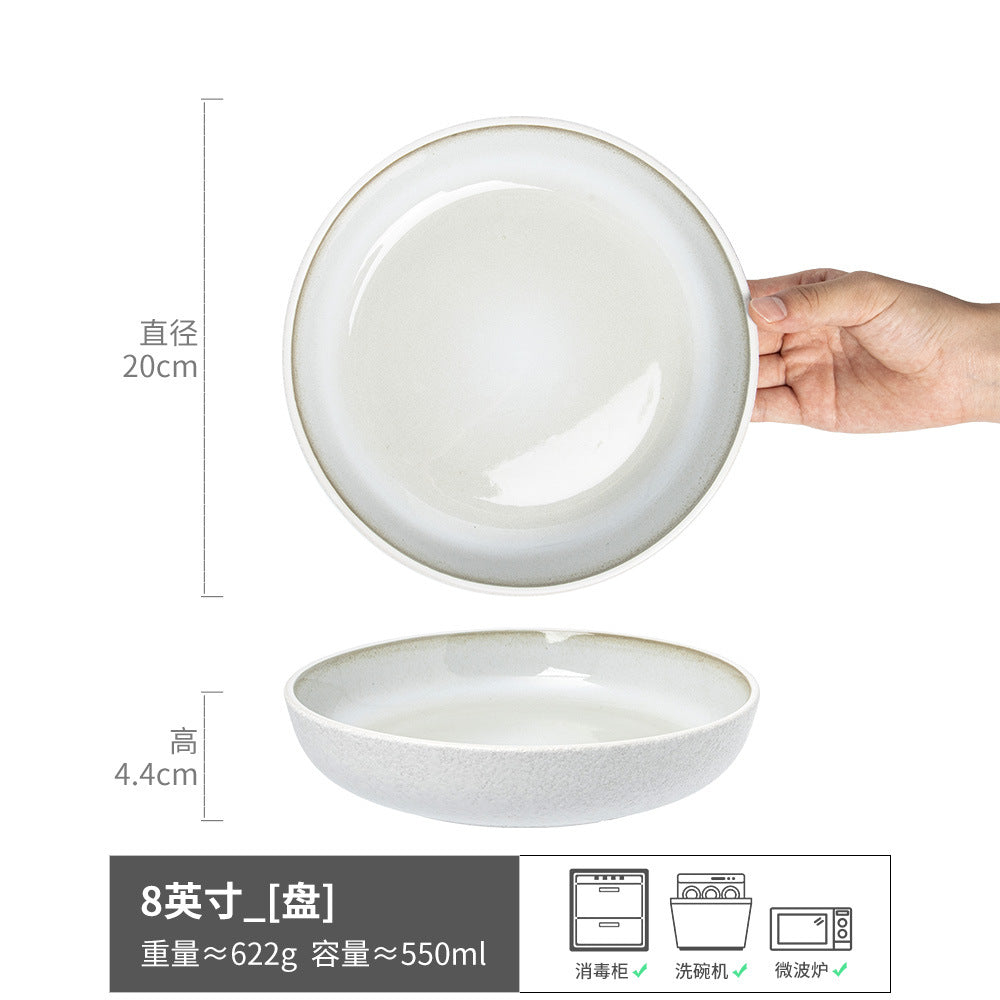 Bowl Vintage Ceramic Bowl Home Plate Tableware Bowl Plate Wholesale Export
