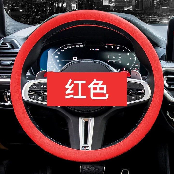 Drop Shipping Car Silicone Steering Wheel Cover Fashion Non Slip Silicone Grip Cover Moisture Wicking Univers