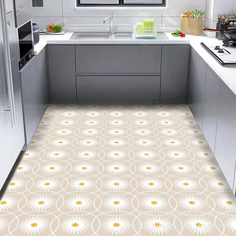 pvc Kitchen Floor Mat Non Slip Waterproof Home Foot Mat Entryway Carpet