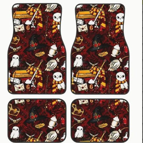 TEMUVintage Nordic Car Foot Mat Carpet 4 Piece Set Stain Resistant Floor Mat TEMUFoot Mat Wholesale
