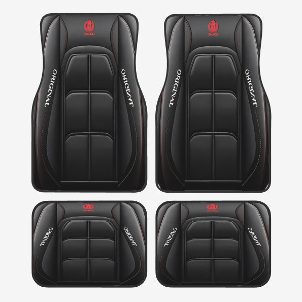 TEMUNordic Vintage Car Foot Mat Carpet Carpet 4 Piece Set Stain Resistant Floor Mat Wholesale Drop Shipping