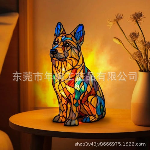 跨境新款Cat Lamp-Dachshund Lamp-Bigfoot Lamp动物LED灯摆件