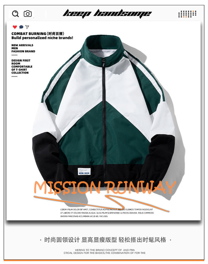 Spring New Men's Sports Casual Jacket Youth Top Versatile