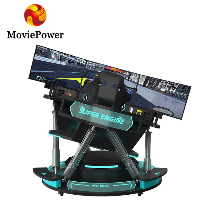 Racing game VR screen driving simulator driving game machine